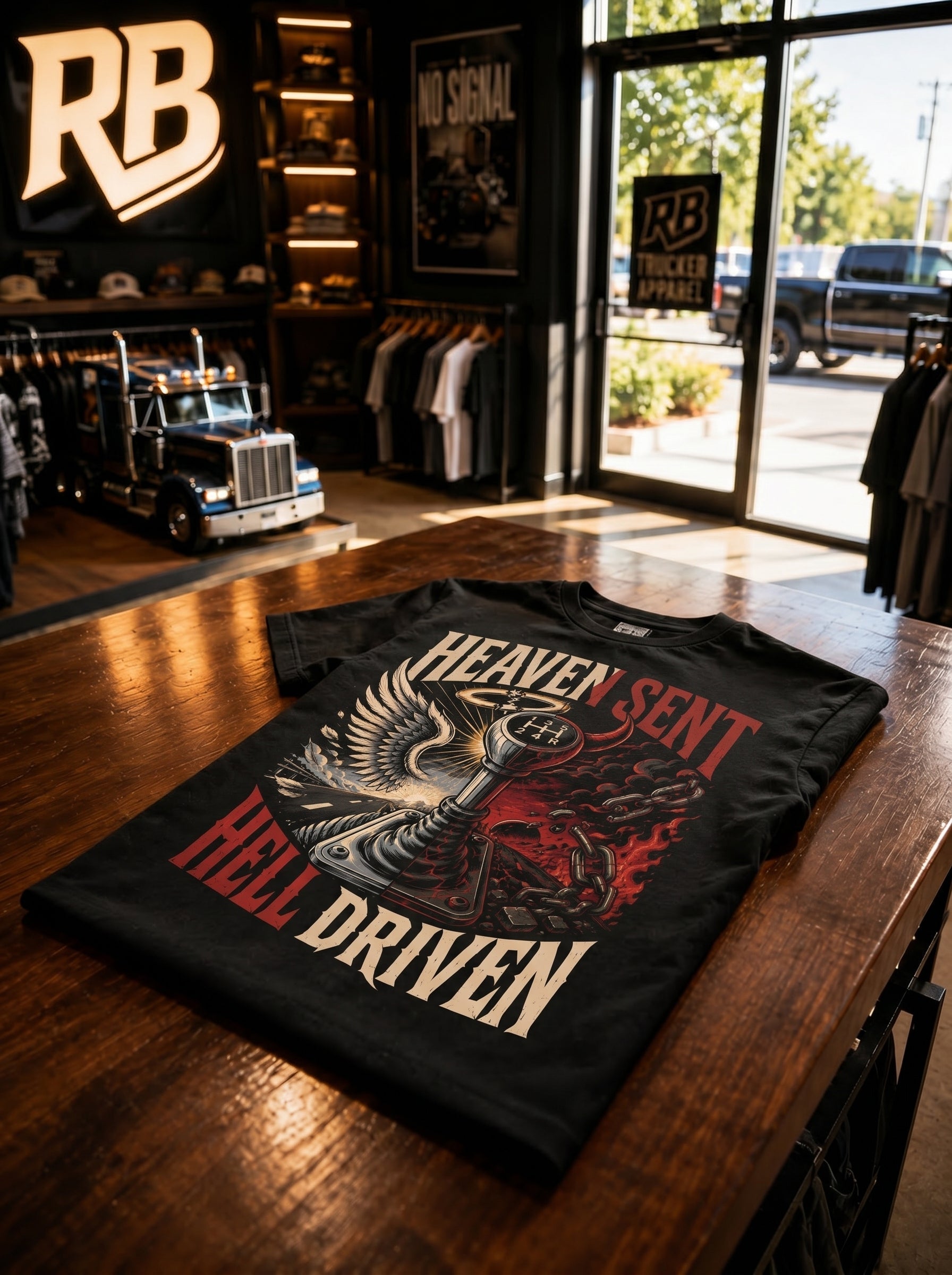 Heaven Sent Hell Driven - Tee Front