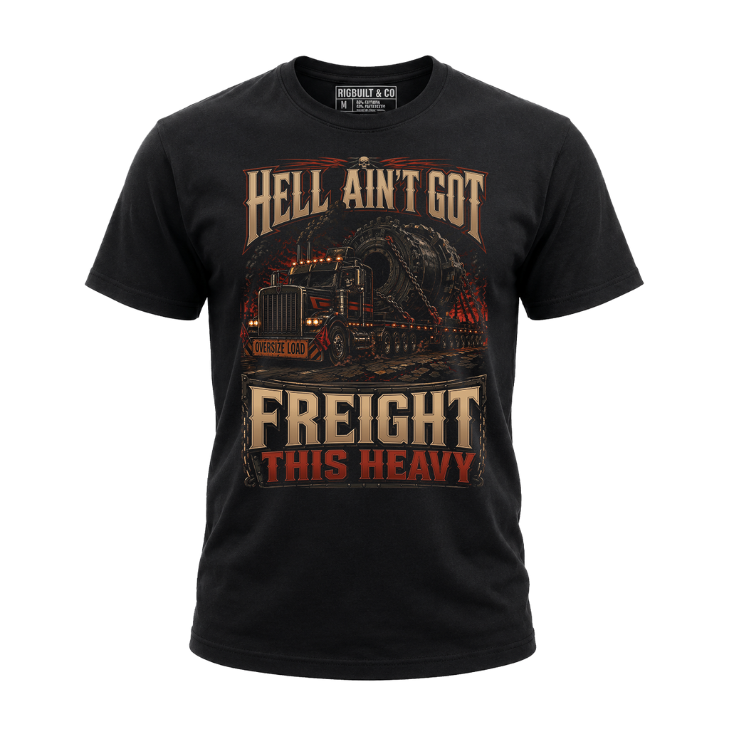 Hell Ain’t Got Freight This Heavy - Tee Front
