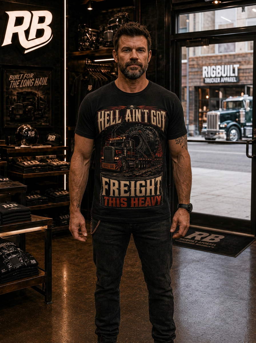 Hell Ain’t Got Freight This Heavy - Tee Front
