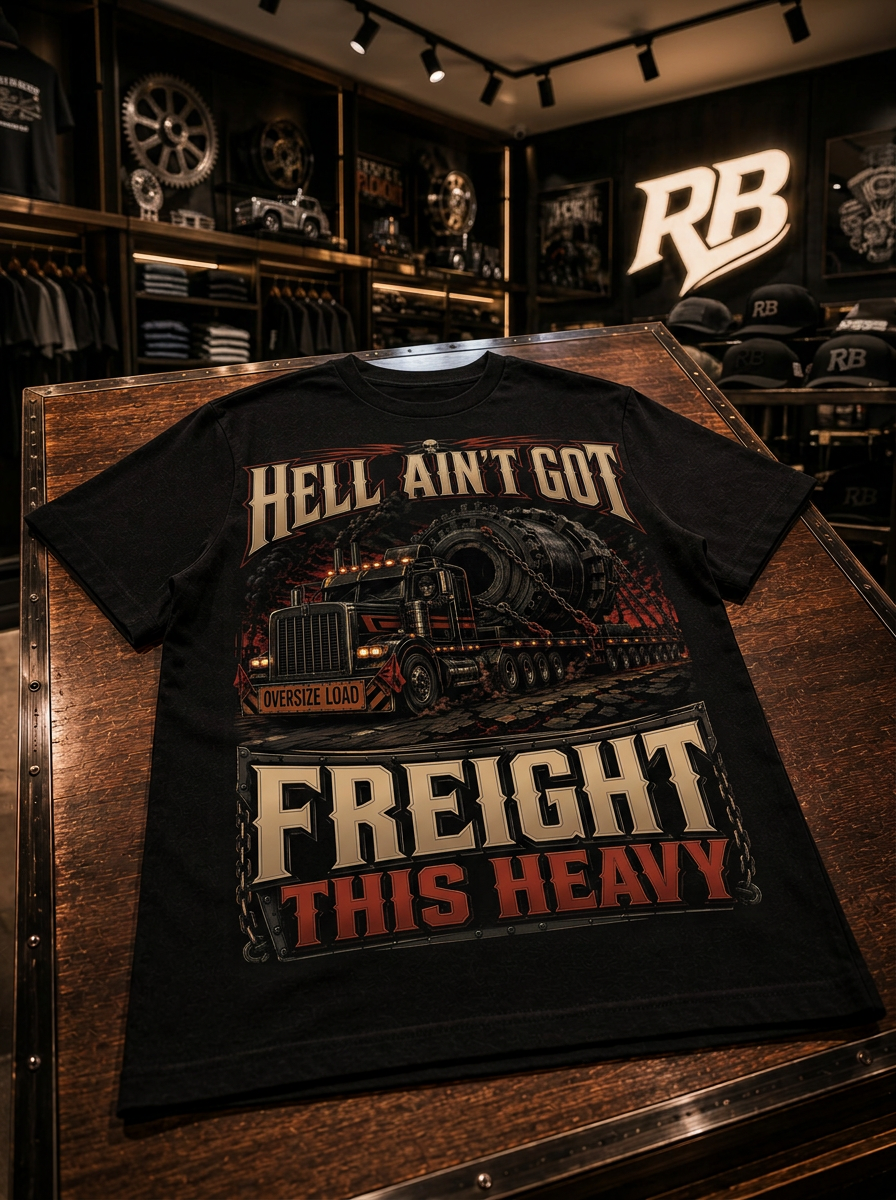 Hell Ain’t Got Freight This Heavy - Tee Front