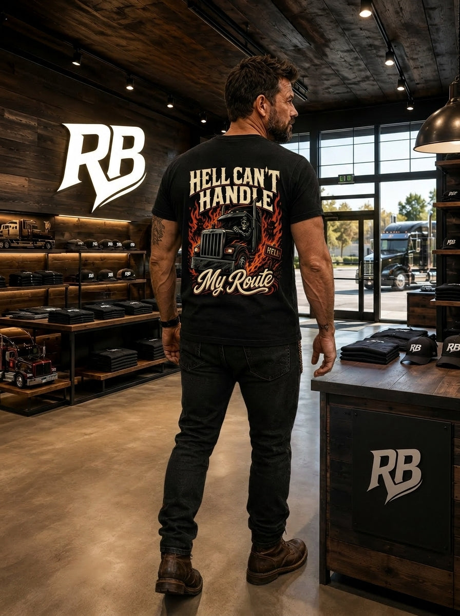 Hell Can’t Handle My Route - Tee Back