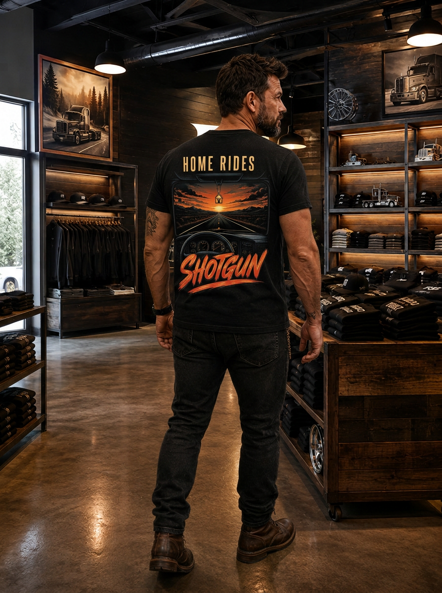Home Rides Shotgun - Tee Back