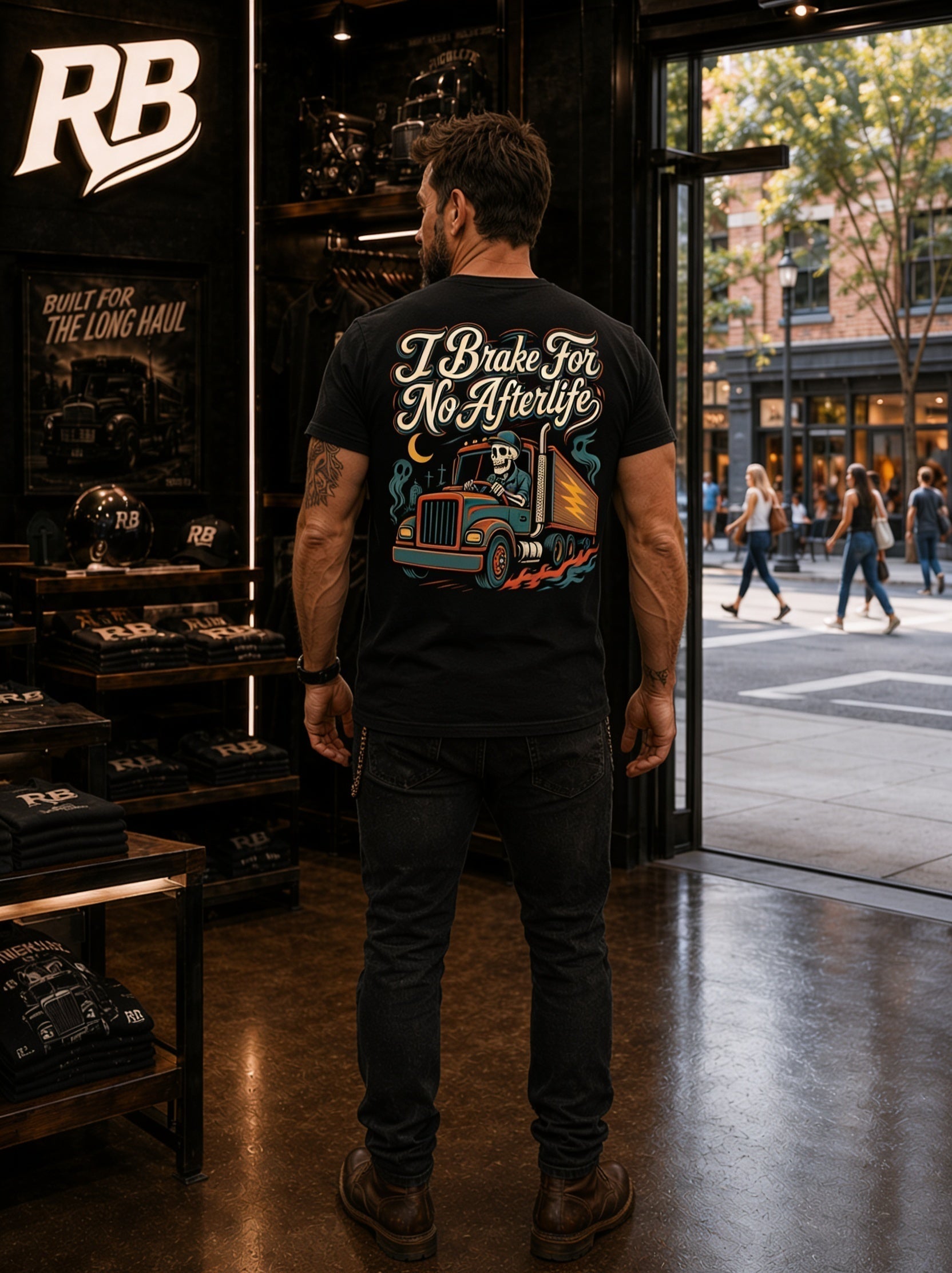 I Brake For No Afterlife - Tee Back