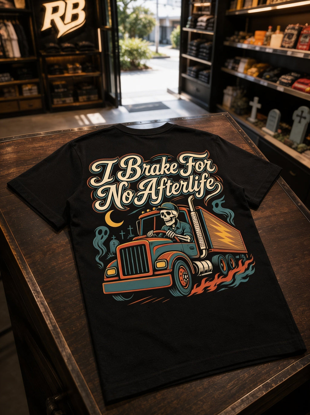 I Brake For No Afterlife - Tee Back
