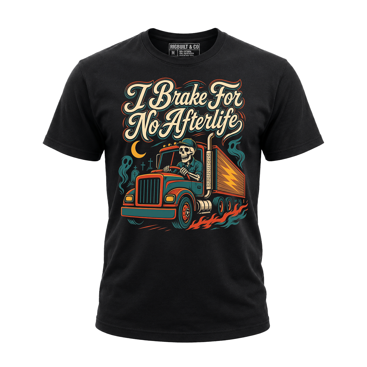 I Brake For No Afterlife - Tee Front