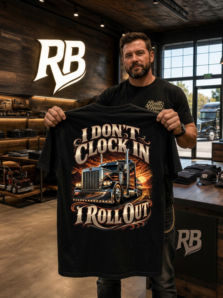 I Don’t Clock In I Roll Out V2 – Tee Back