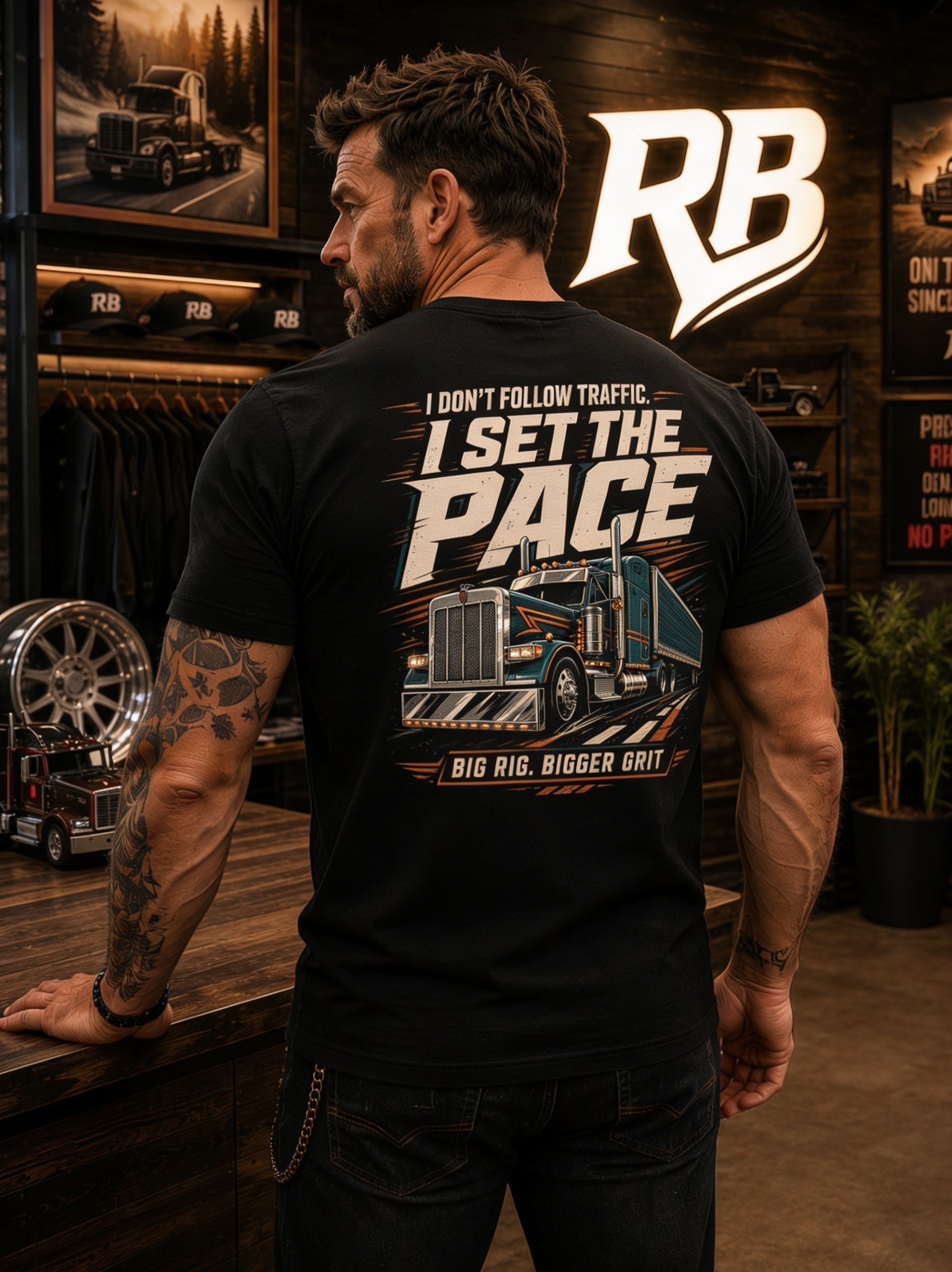 I Don’t Follow Traffic I Set The Pace – Tee Back