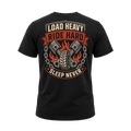 Load Heavy Ride Hard – Tee Back