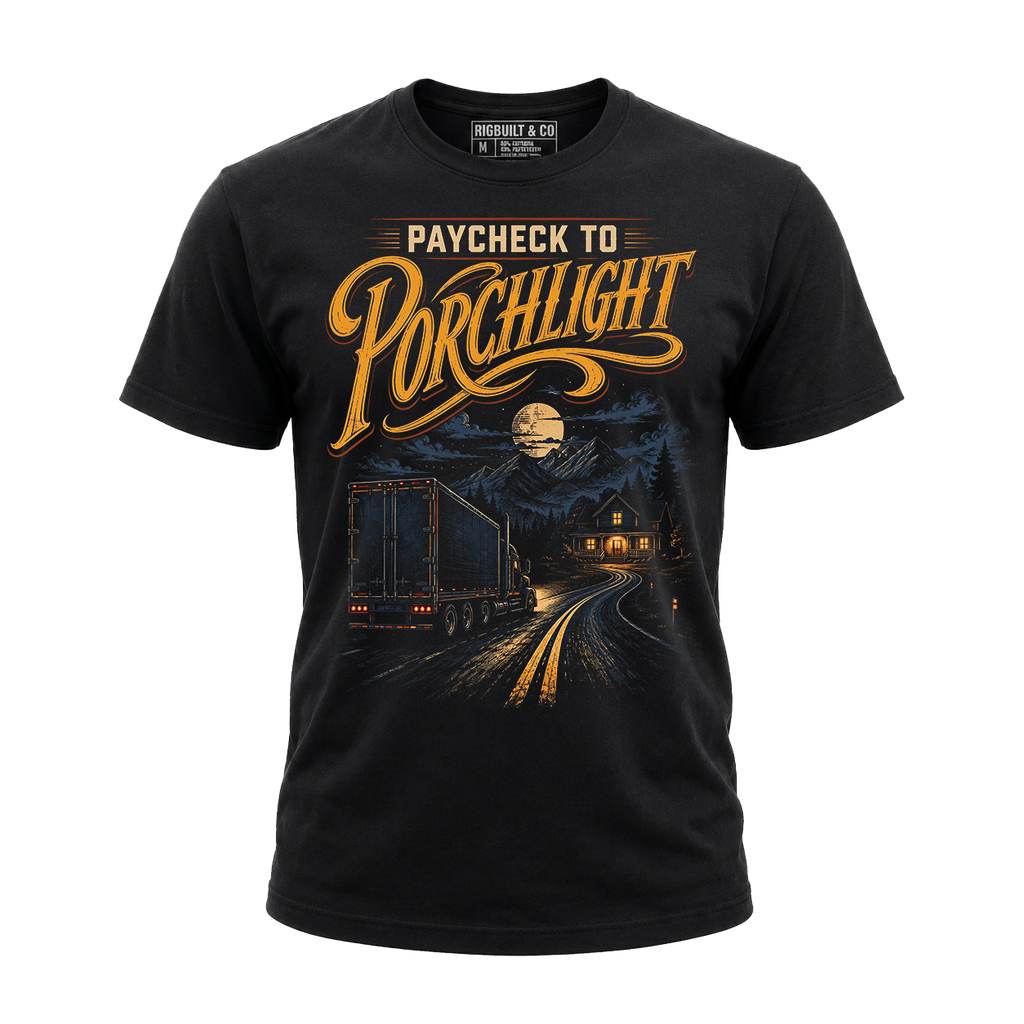 Paycheck To Porchlight - Tee Front