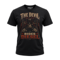 The Devil Rides Diesel - Tee Front