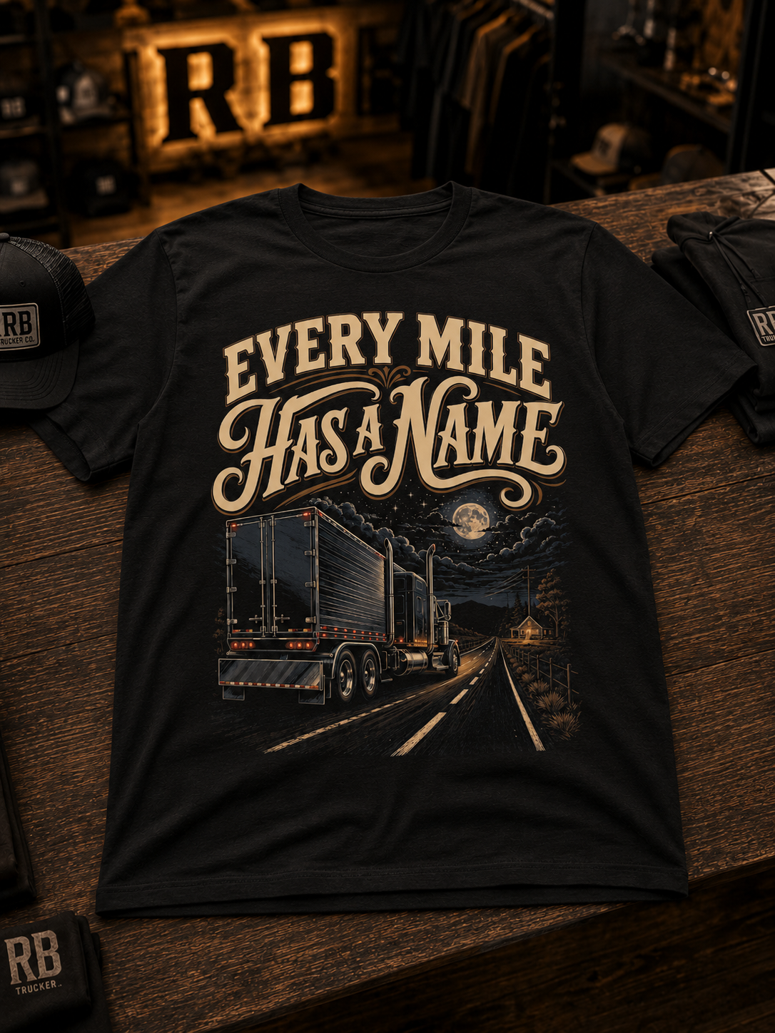 Every Mile Has A Name V2 – Tee Front