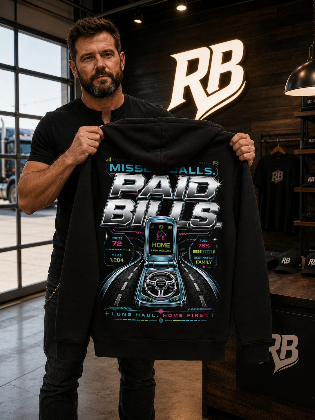 Missed Calls Paid Bills – Hoodie