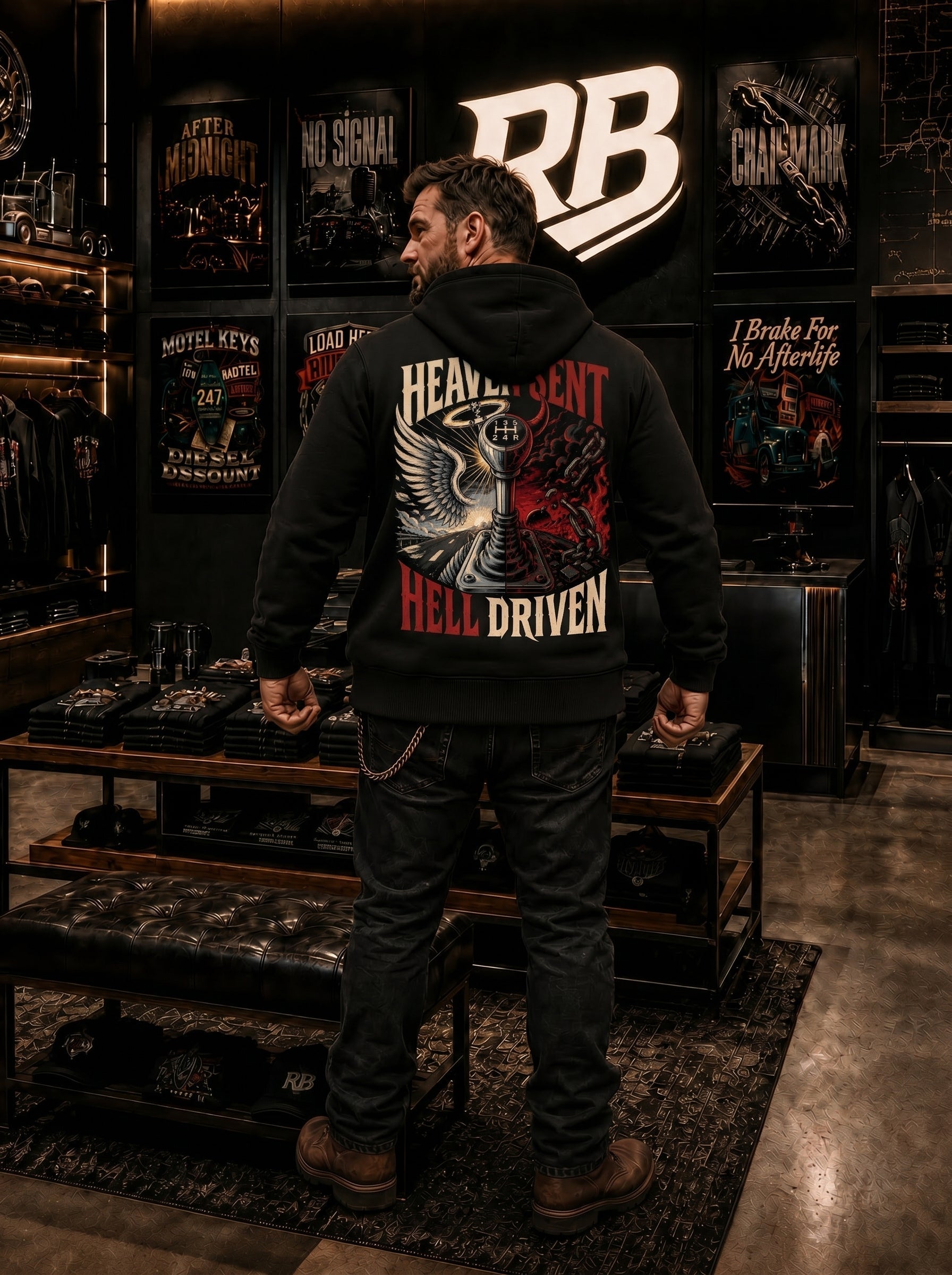 Heaven Sent Hell Driven - Hoodie
