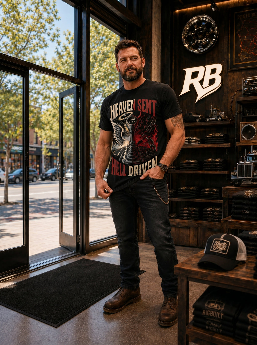 Heaven Sent Hell Driven - Tee