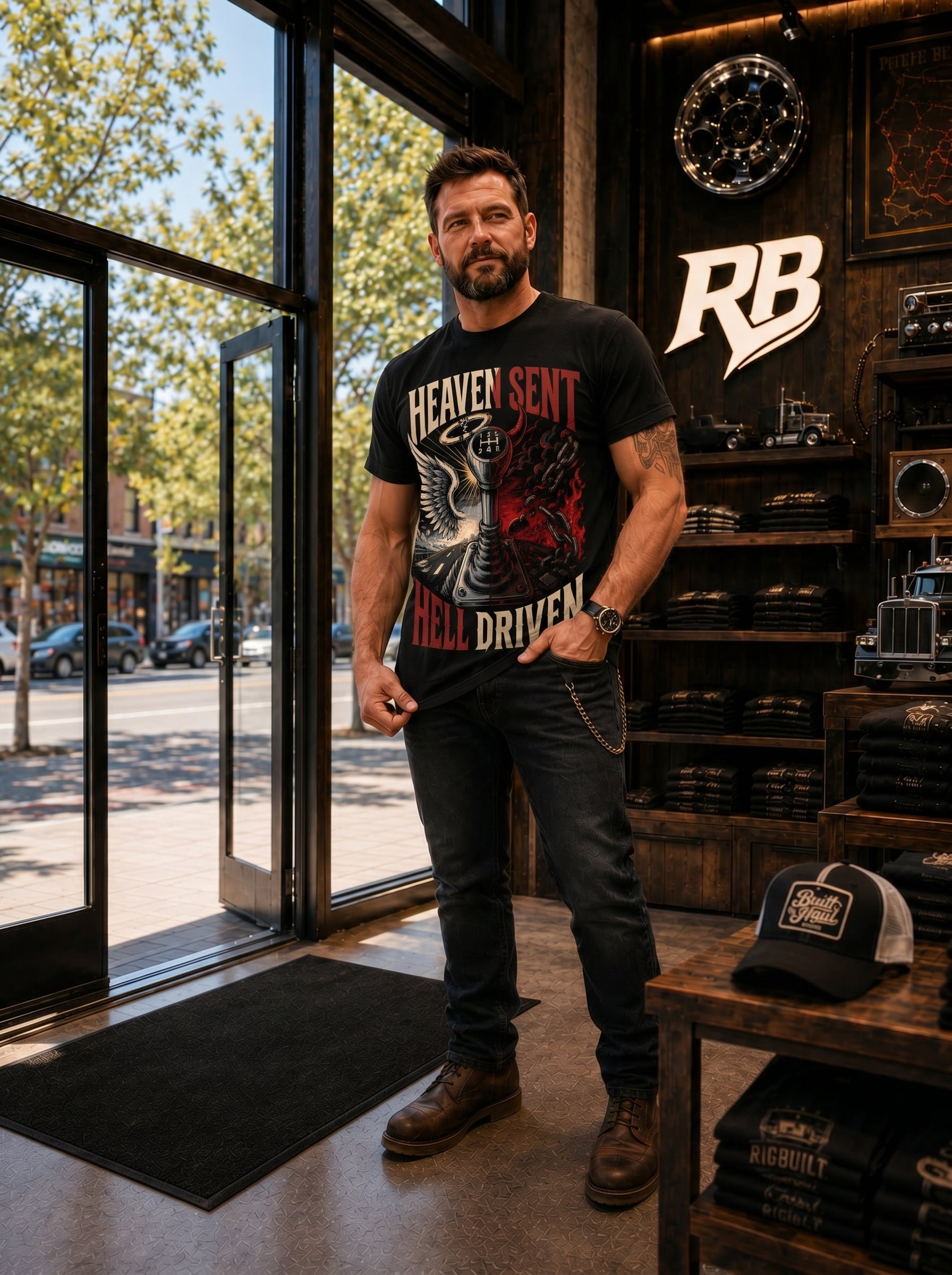 Heaven Sent Hell Driven - Tee