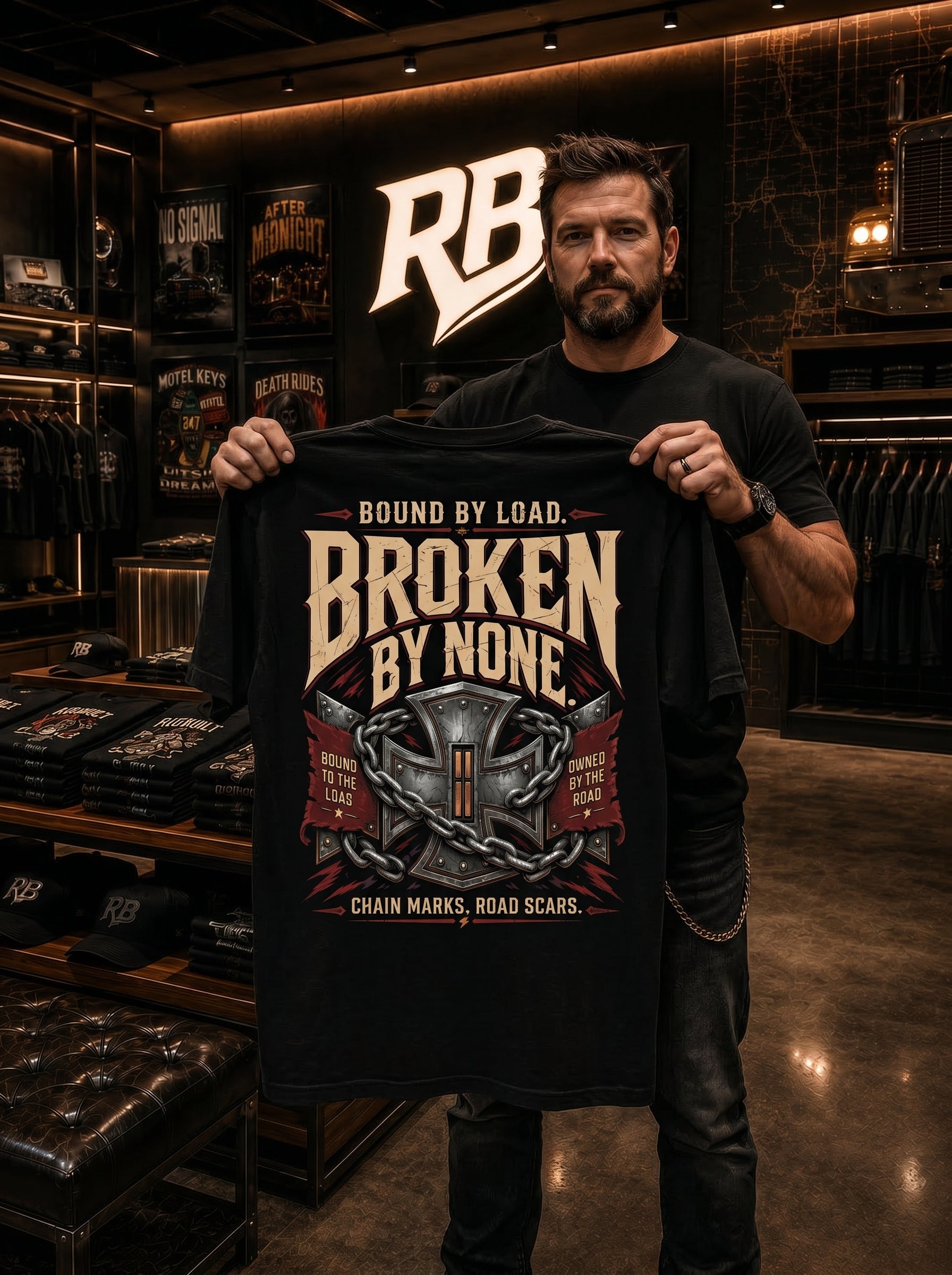 Broken By None - Tee Front Back