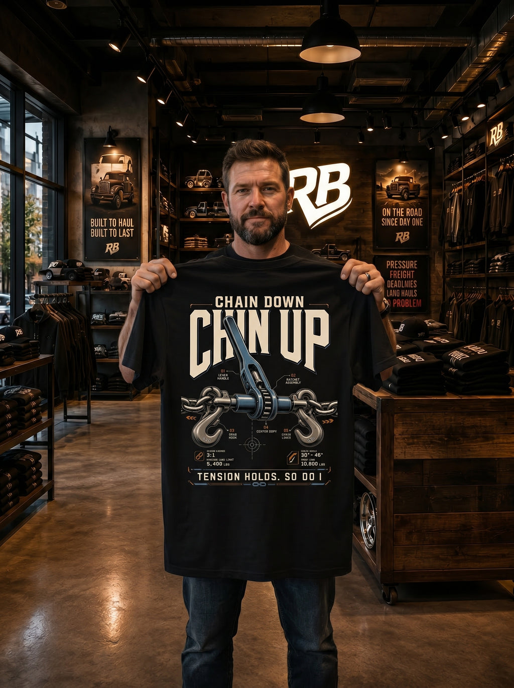 Chain Down Chain Up - Premium Tee New