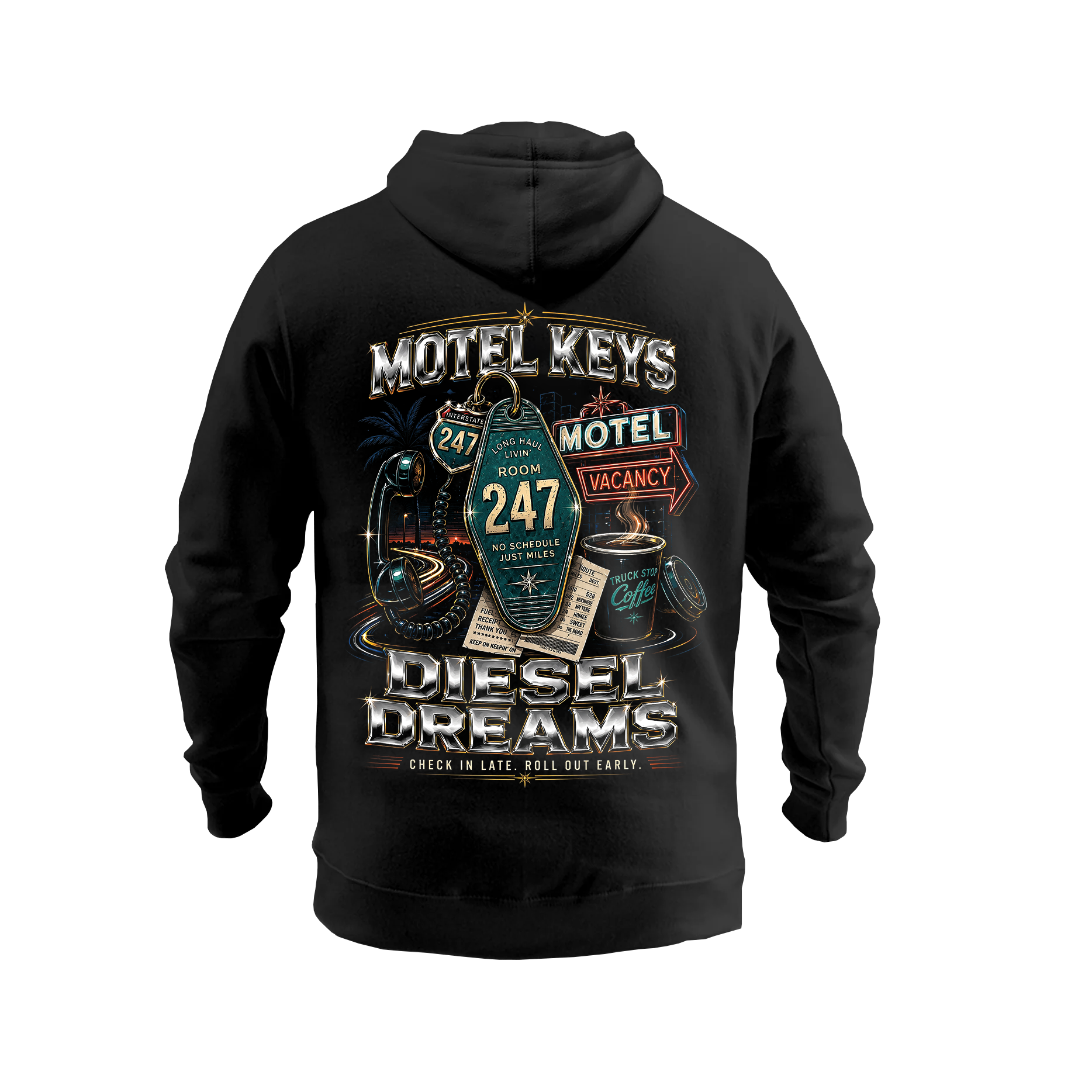 Motel Keys Diesel Dreams –Hoodie