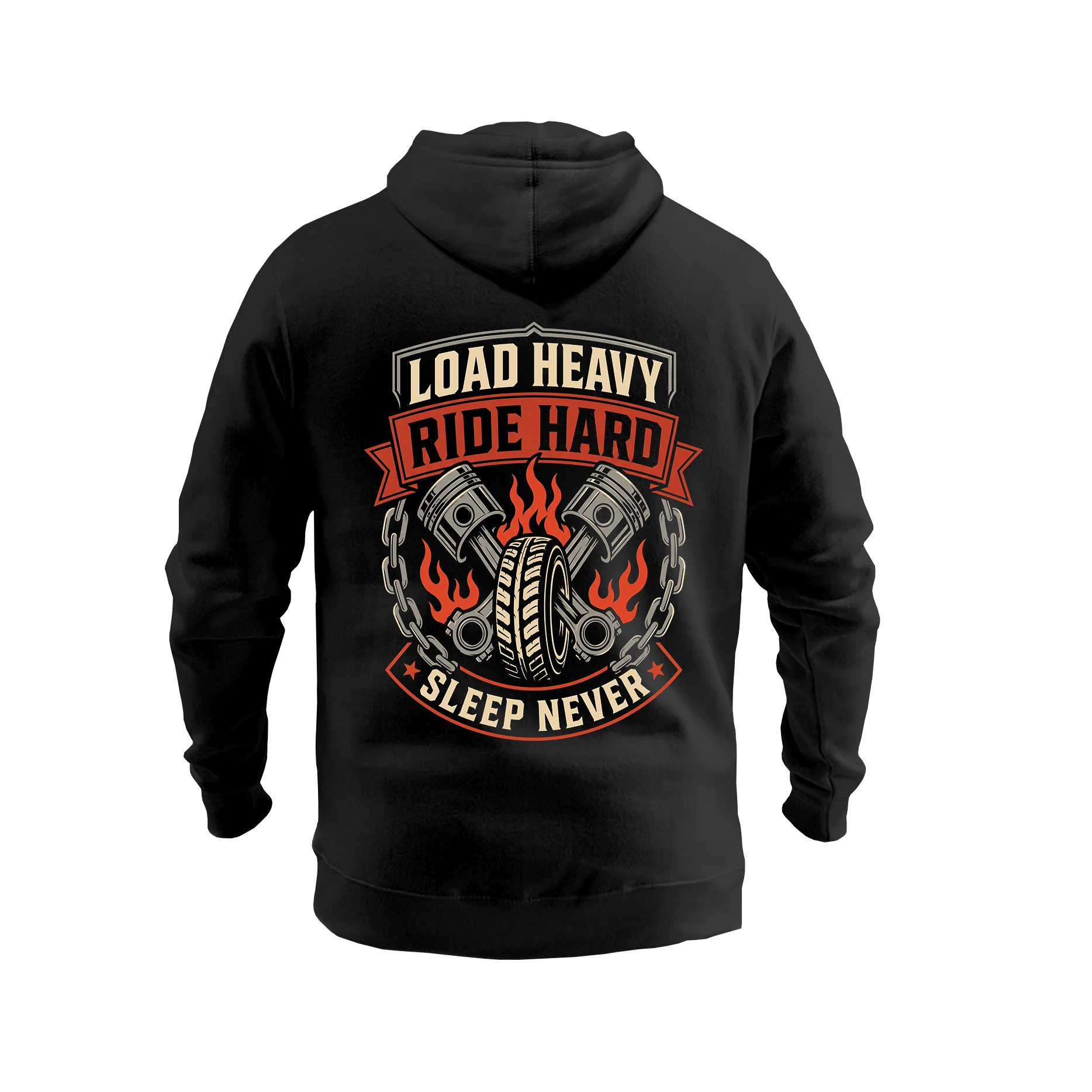 Load Heavy Ride Hard – Hoodie