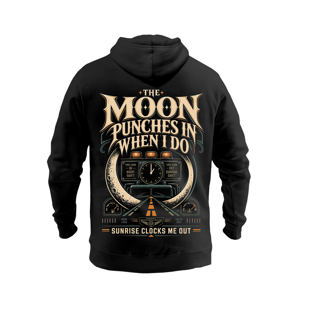 The Moon Punches In When I Do – Hoodie
