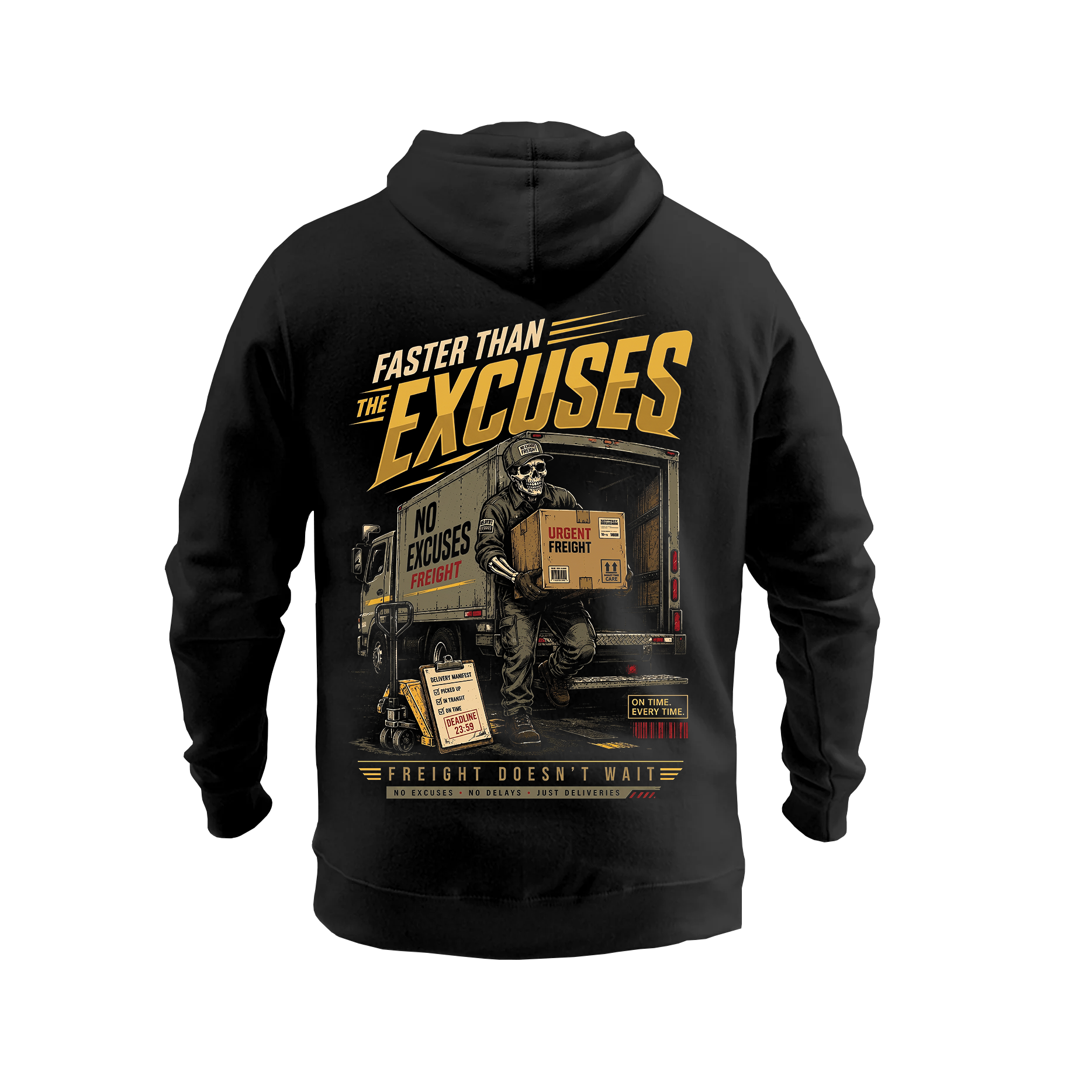 Faster Than The Excuses – Hoodie