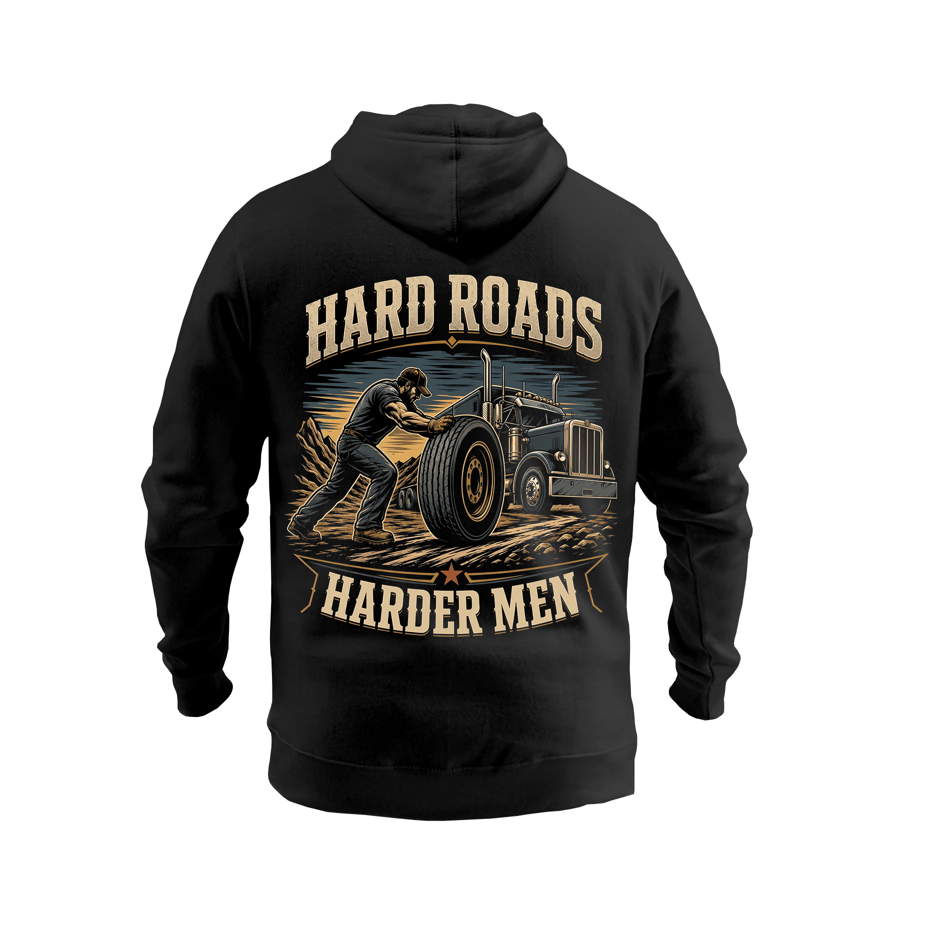 Hard Roads Harder Men – Hoodie