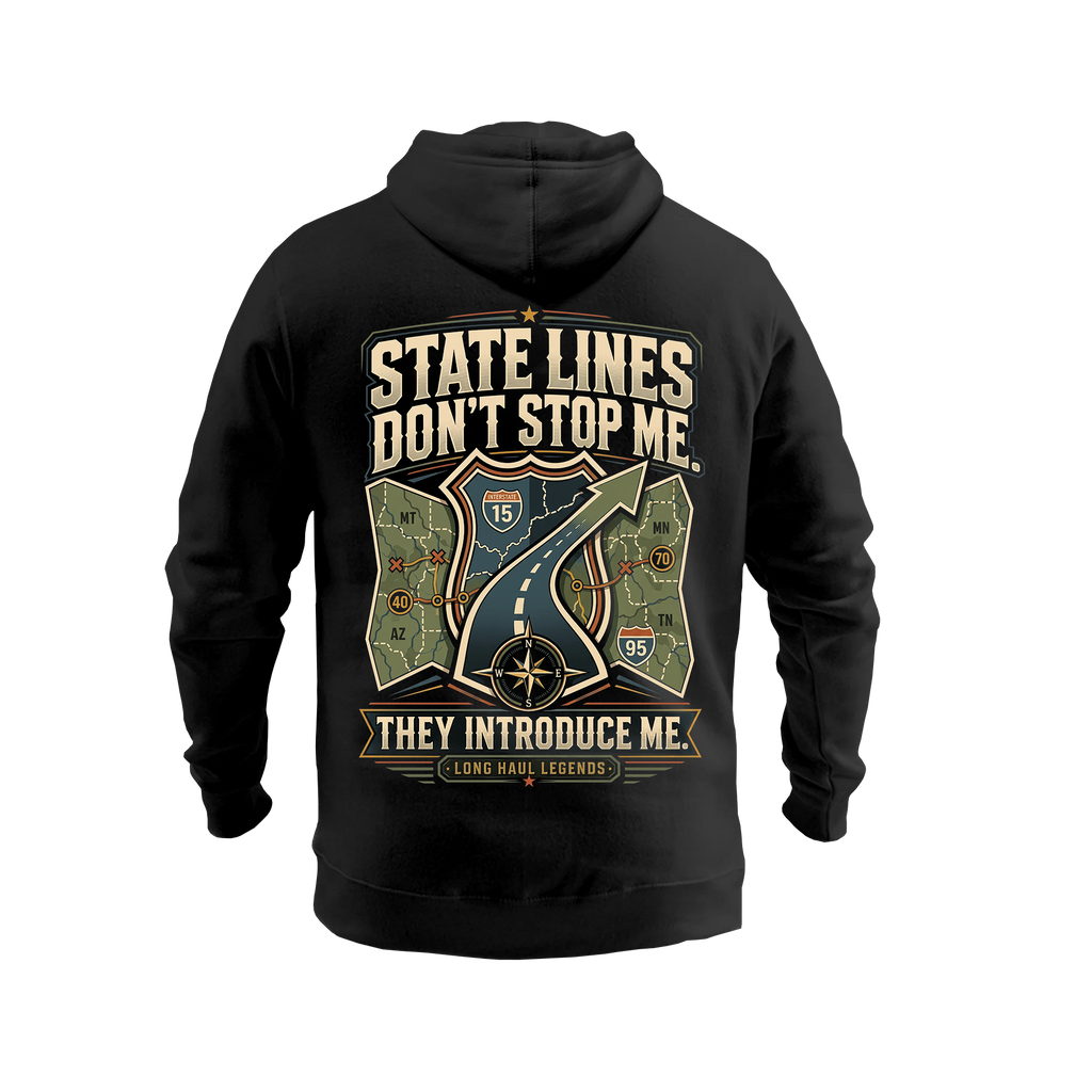 State Lines Don’t Stop Me – Hoodie