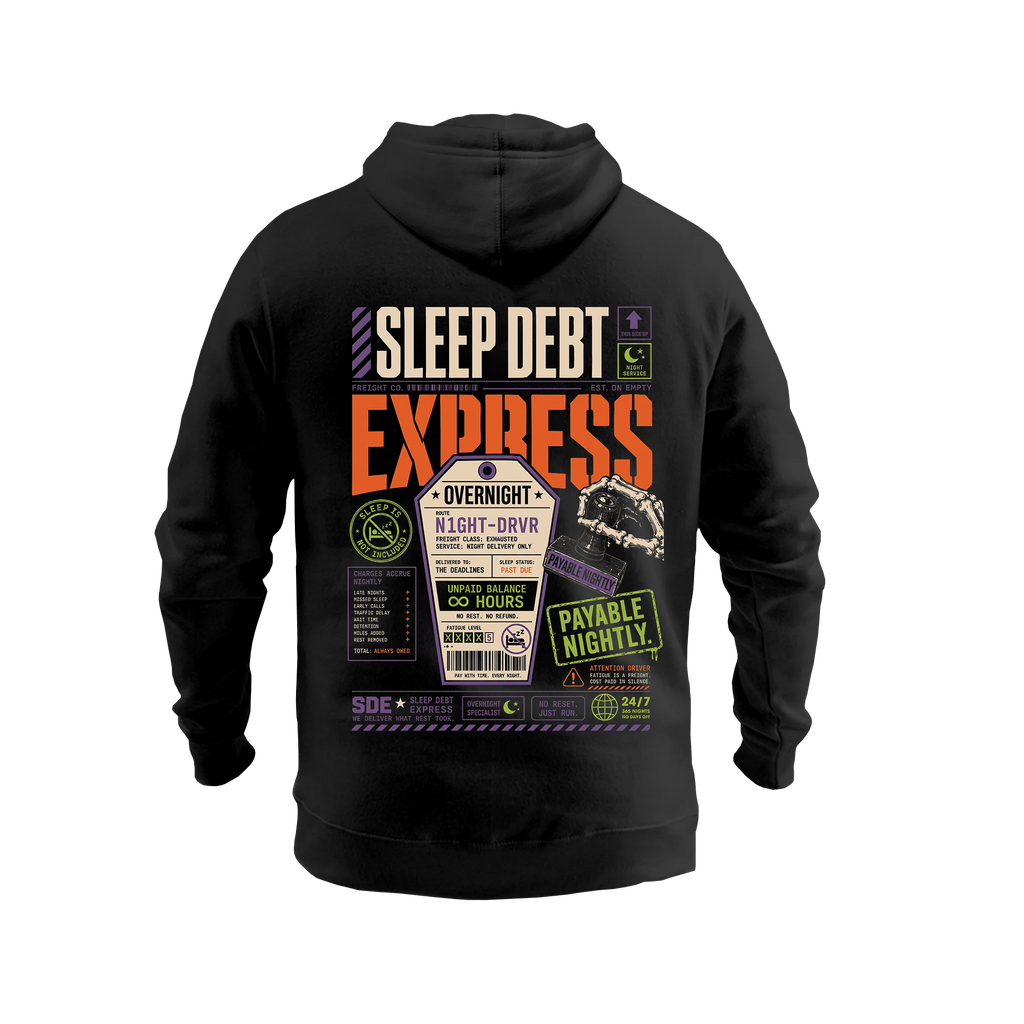 Sleep Debt Express – Hoodie
