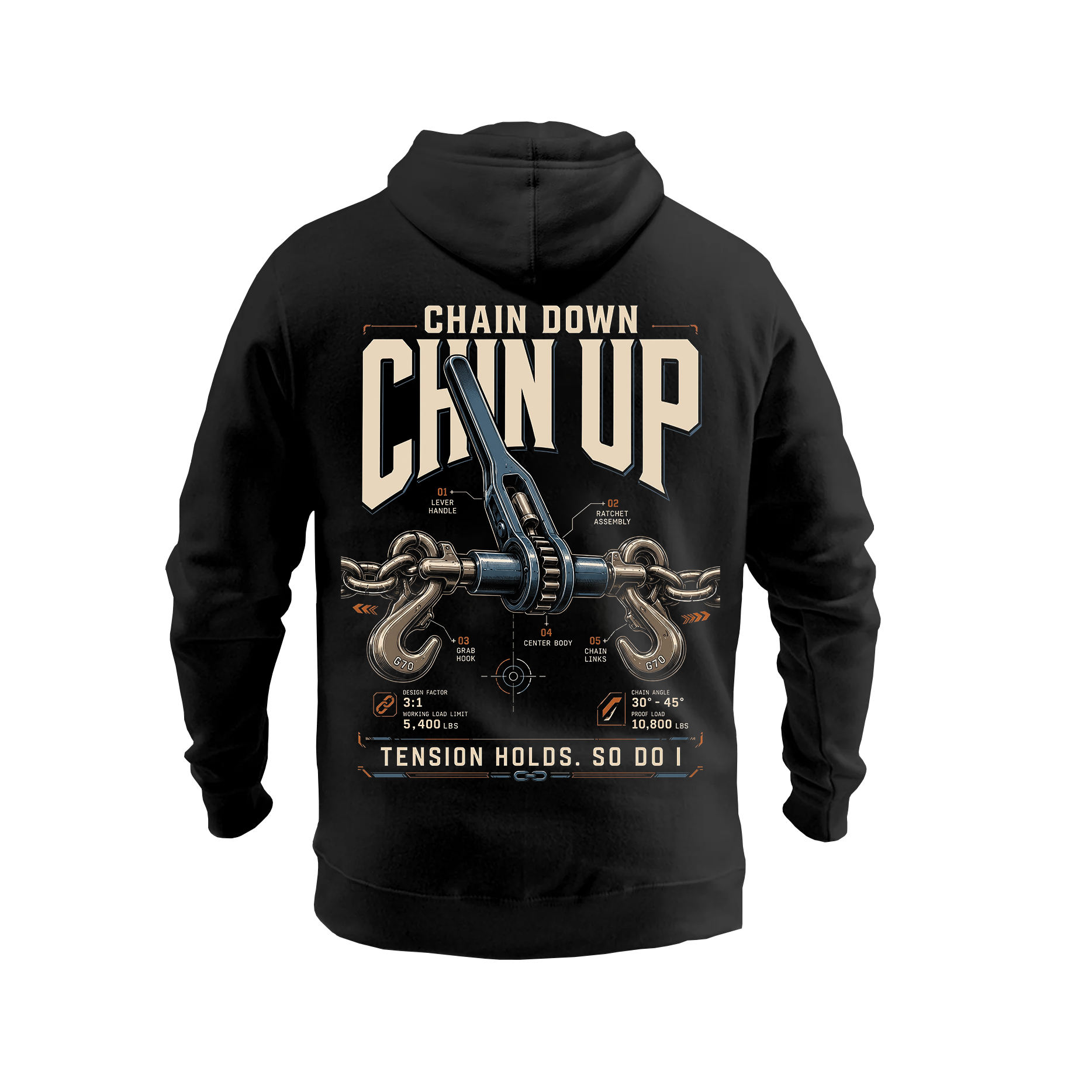 Chain Down Chain Up – Hoodie
