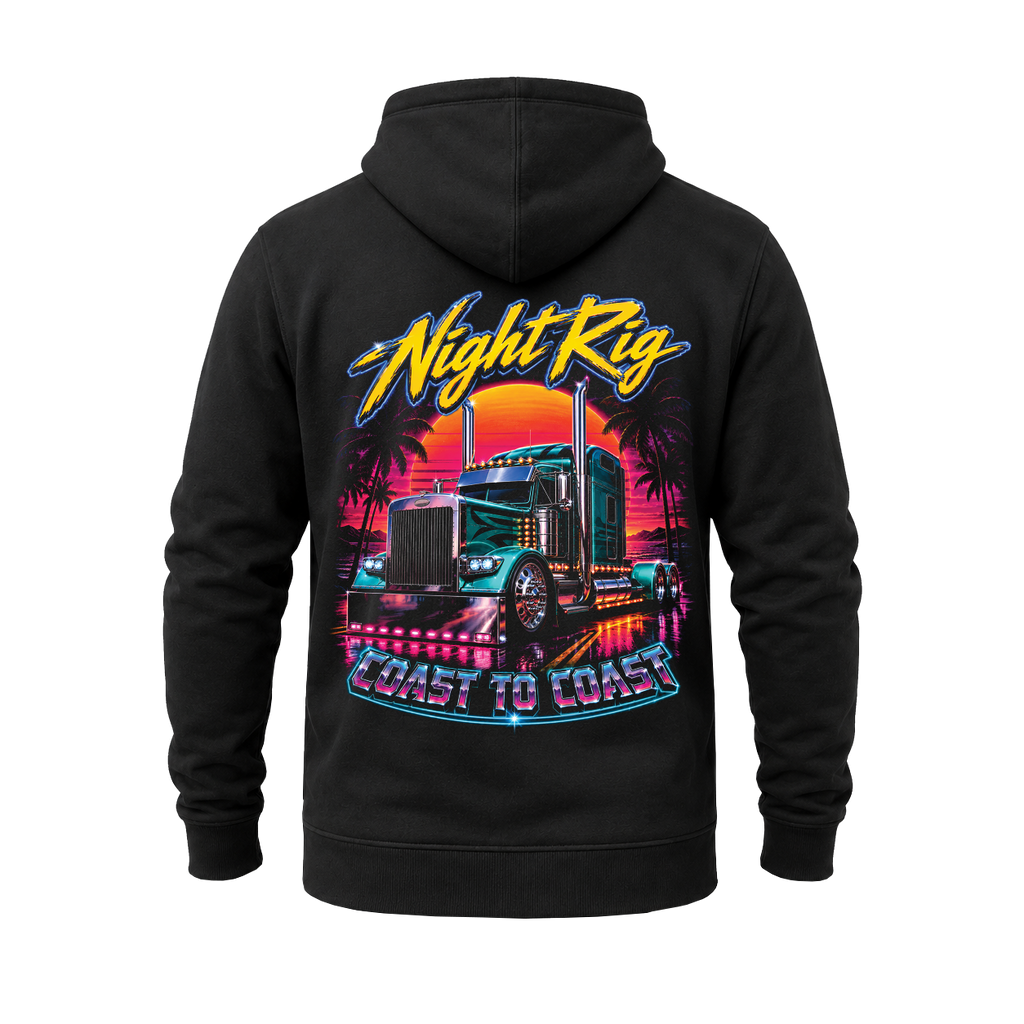 Night Rig. Coast To Coast - Hoodie