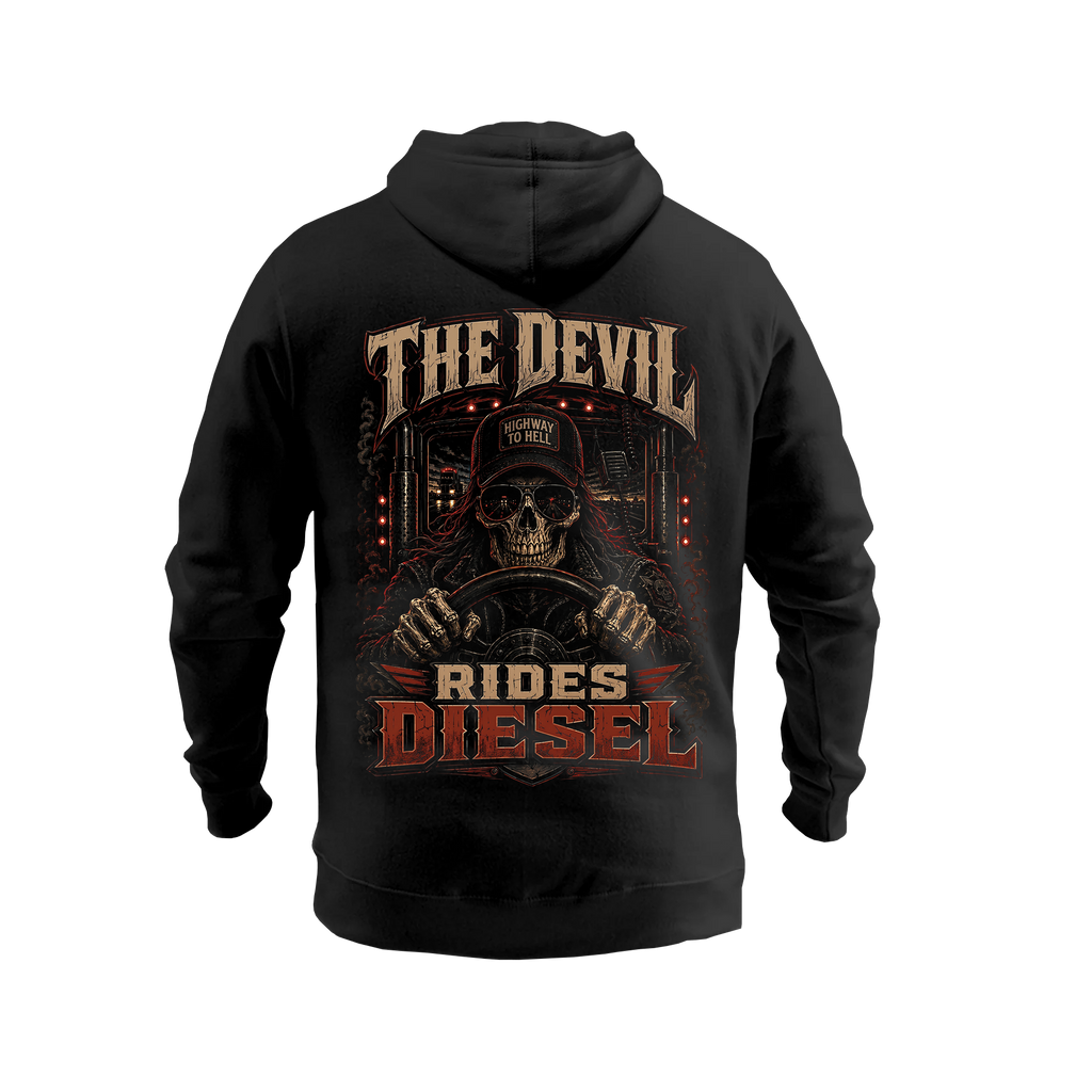 The Devil Rides Diesel - Hoodie