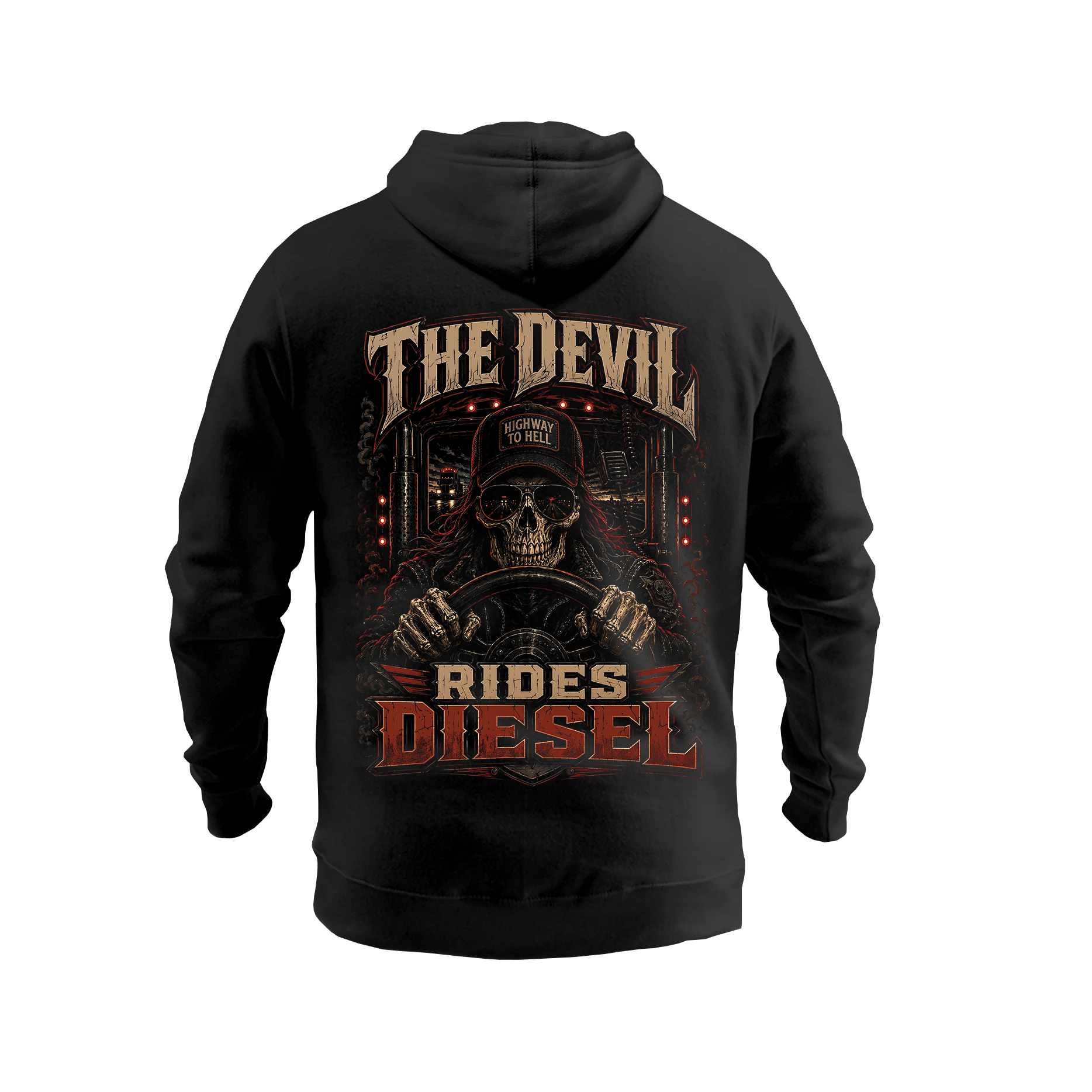 The Devil Rides Diesel - Hoodie