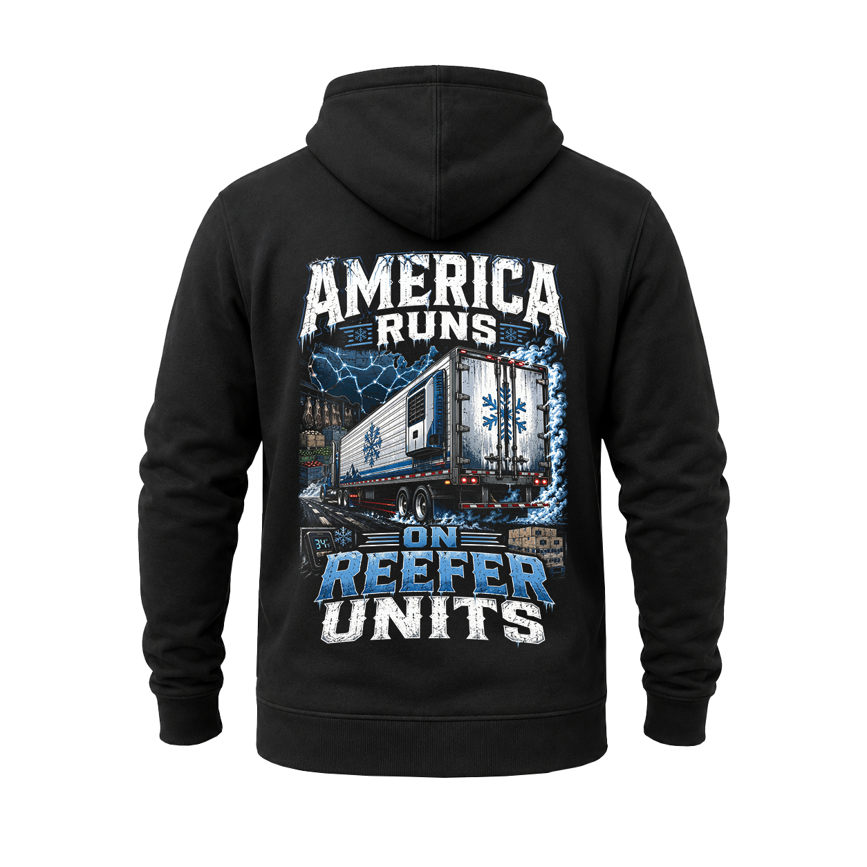 America Runs On Reefer Units - Hoodie