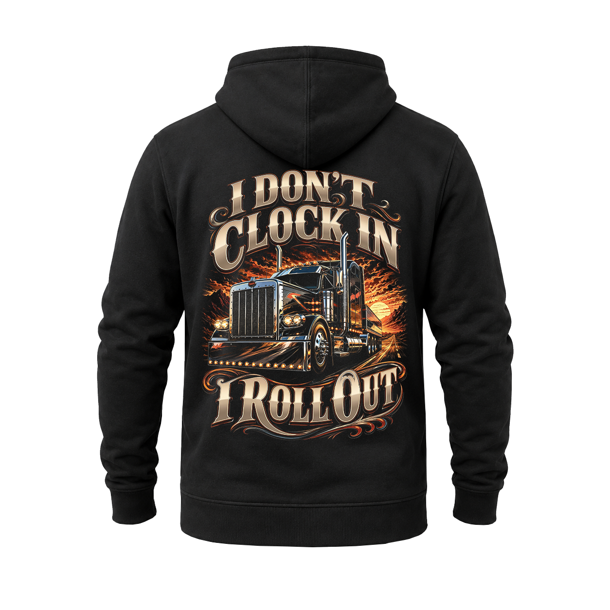I Don’t Clock In I Roll Out V2 – Hoodie