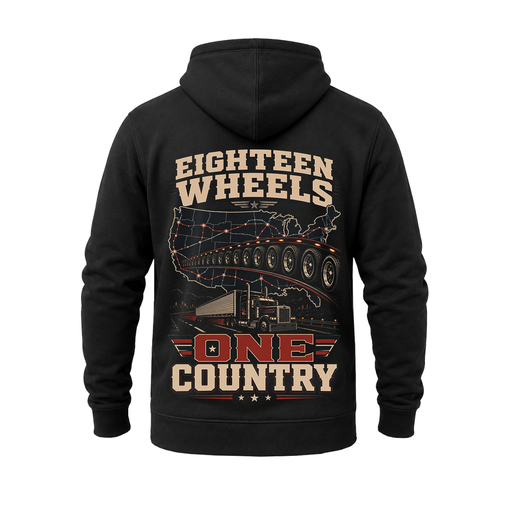 Eighteen Wheels One Country - Hoodie