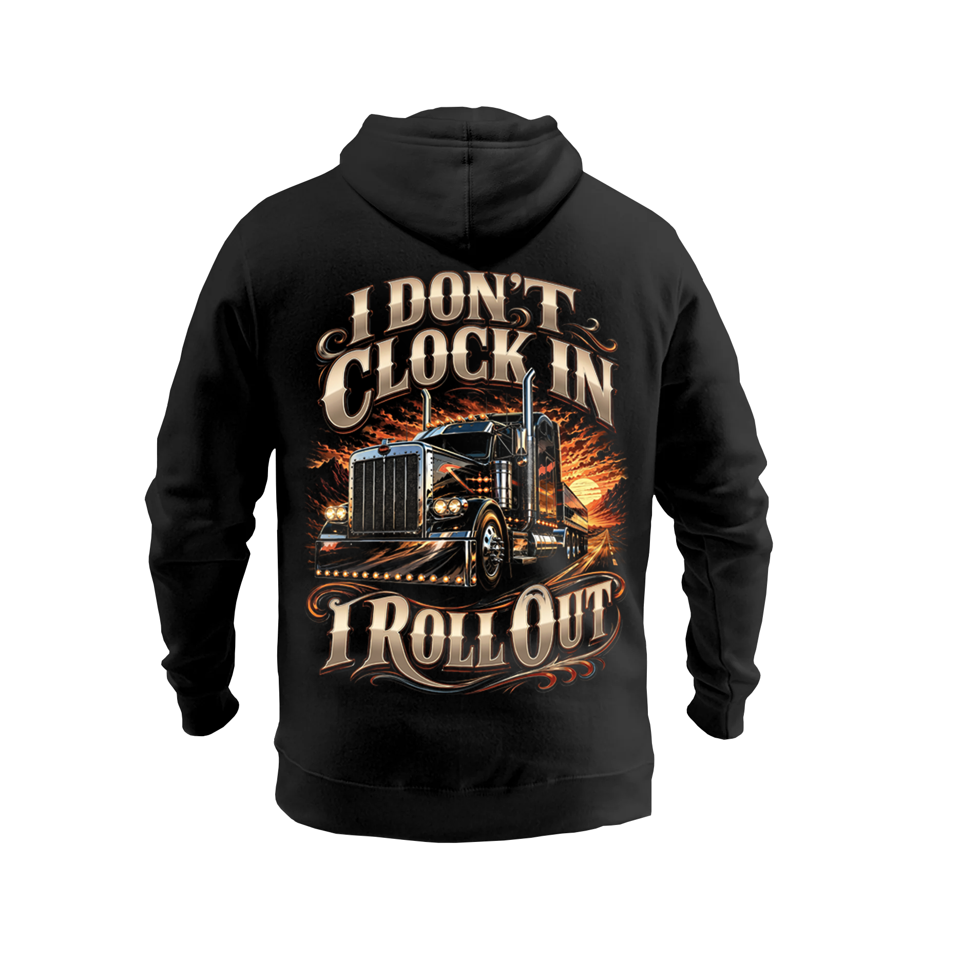 I Don’t Clock In I Roll Out V2 – Hoodie