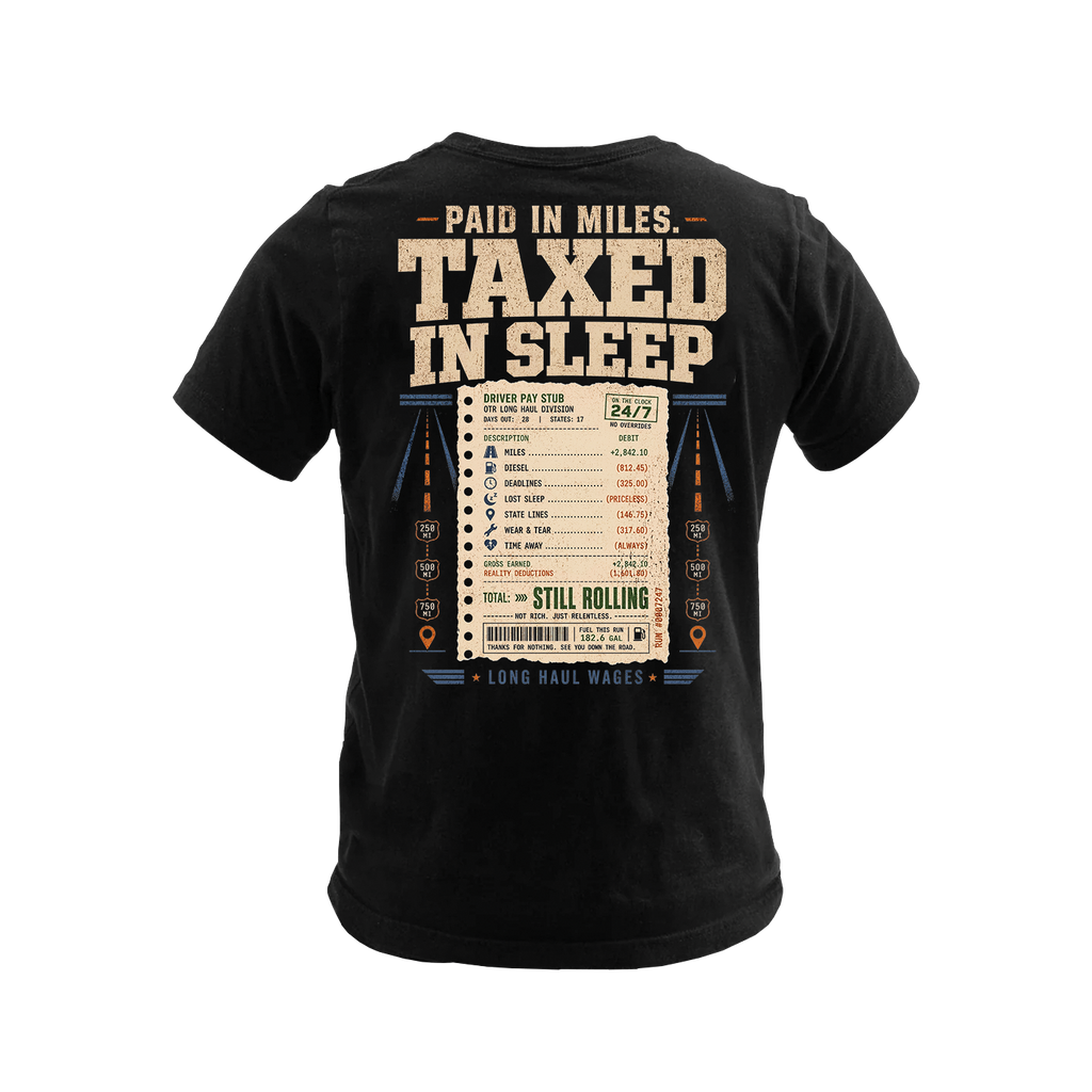 Paid In Miles Taxed In Sleep - Premium Tee New