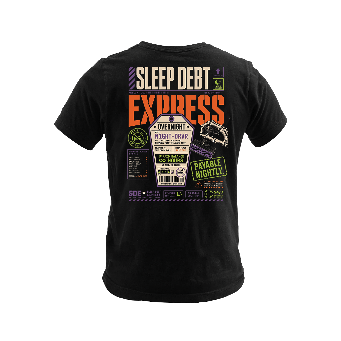 Sleep Debt Express - Premium Tee New
