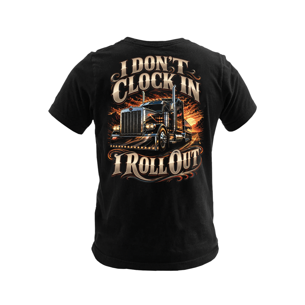 I Don’t Clock In I Roll Out V2 - Premium Tee New