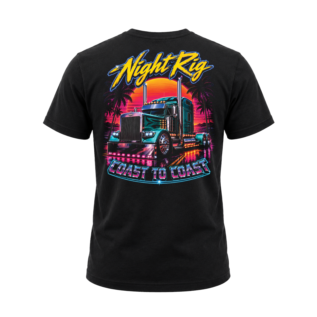 Night Rig. Coast To Coast - Tee Back
