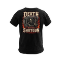 Death Rides Shotgun - Premium Tee New