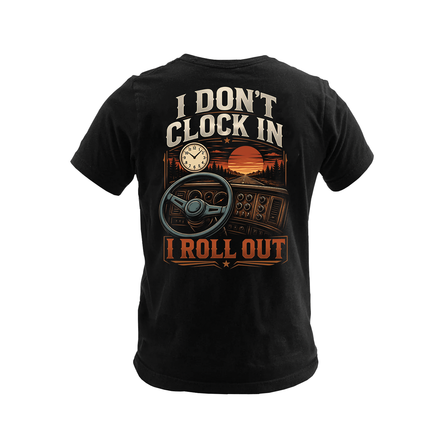 I Don’t Clock In I Roll Out - Premium Tee New