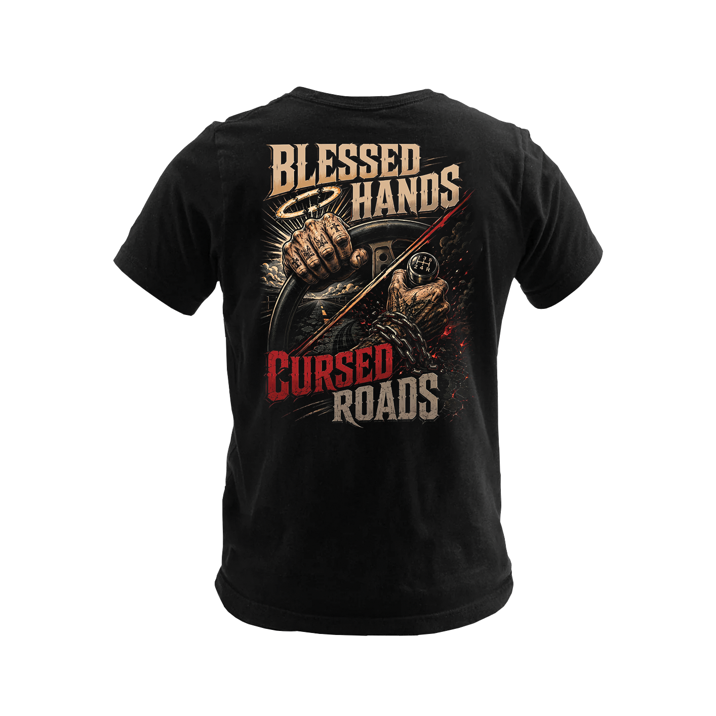 Blessed Hands. Cursed Roads - Tee