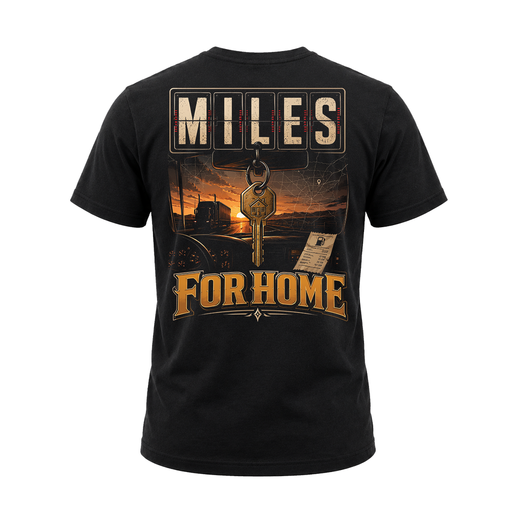 Miles For Home - Tee Front Back