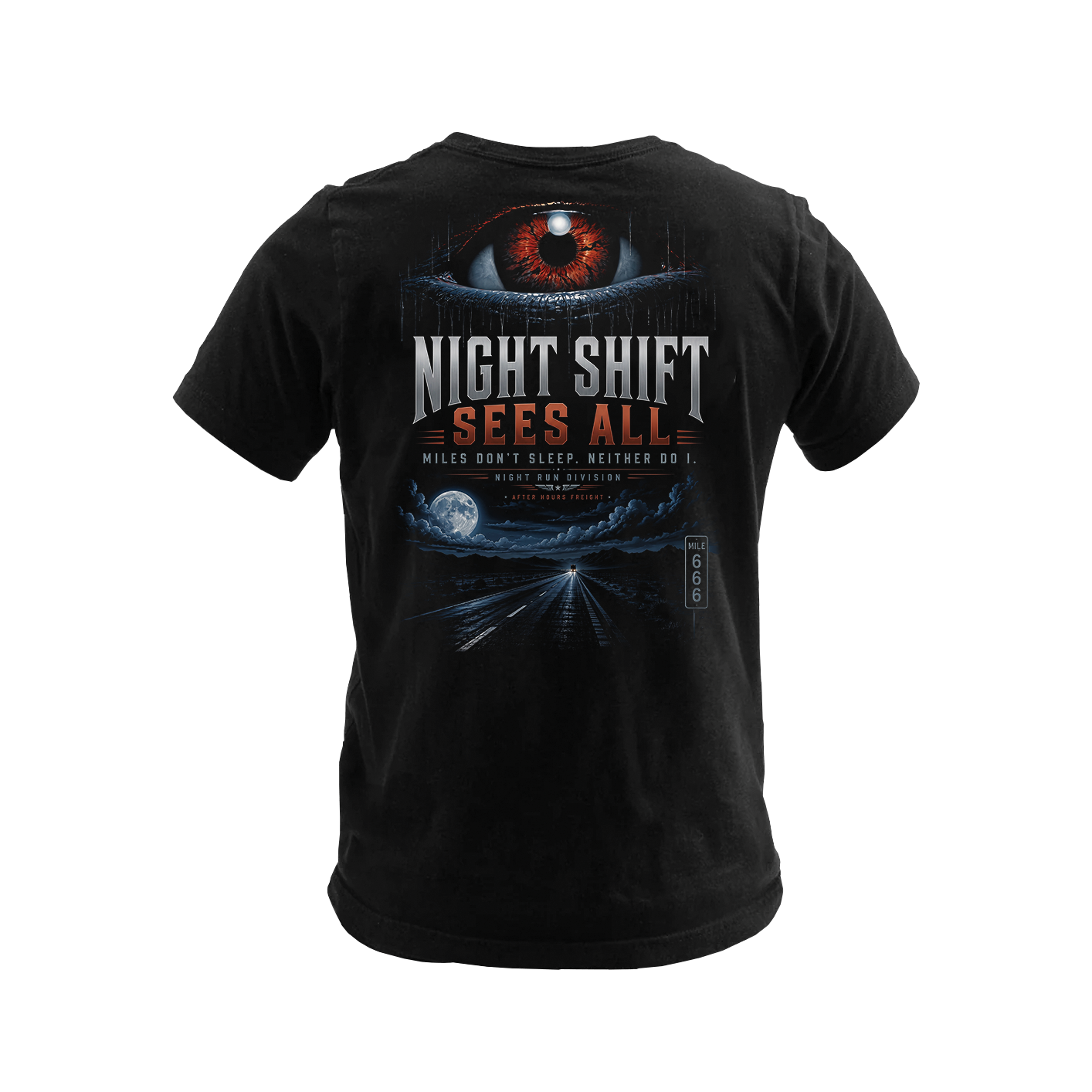 Night Shift Sees All - Premium Tee New
