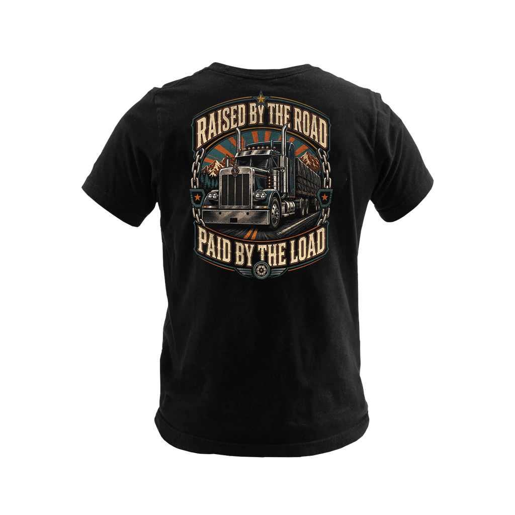 Raised By The Road. Paid By The Load - Premium Tee New
