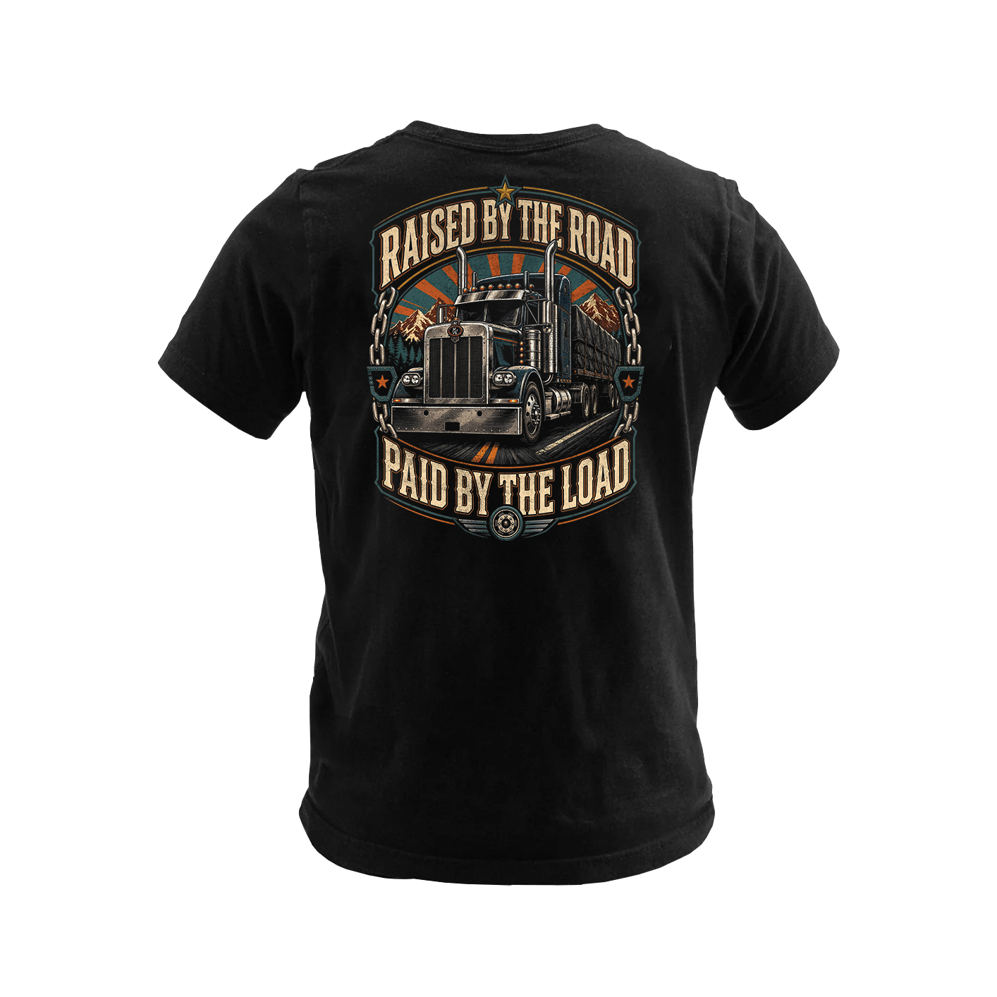Raised By The Road. Paid By The Load - Premium Tee New