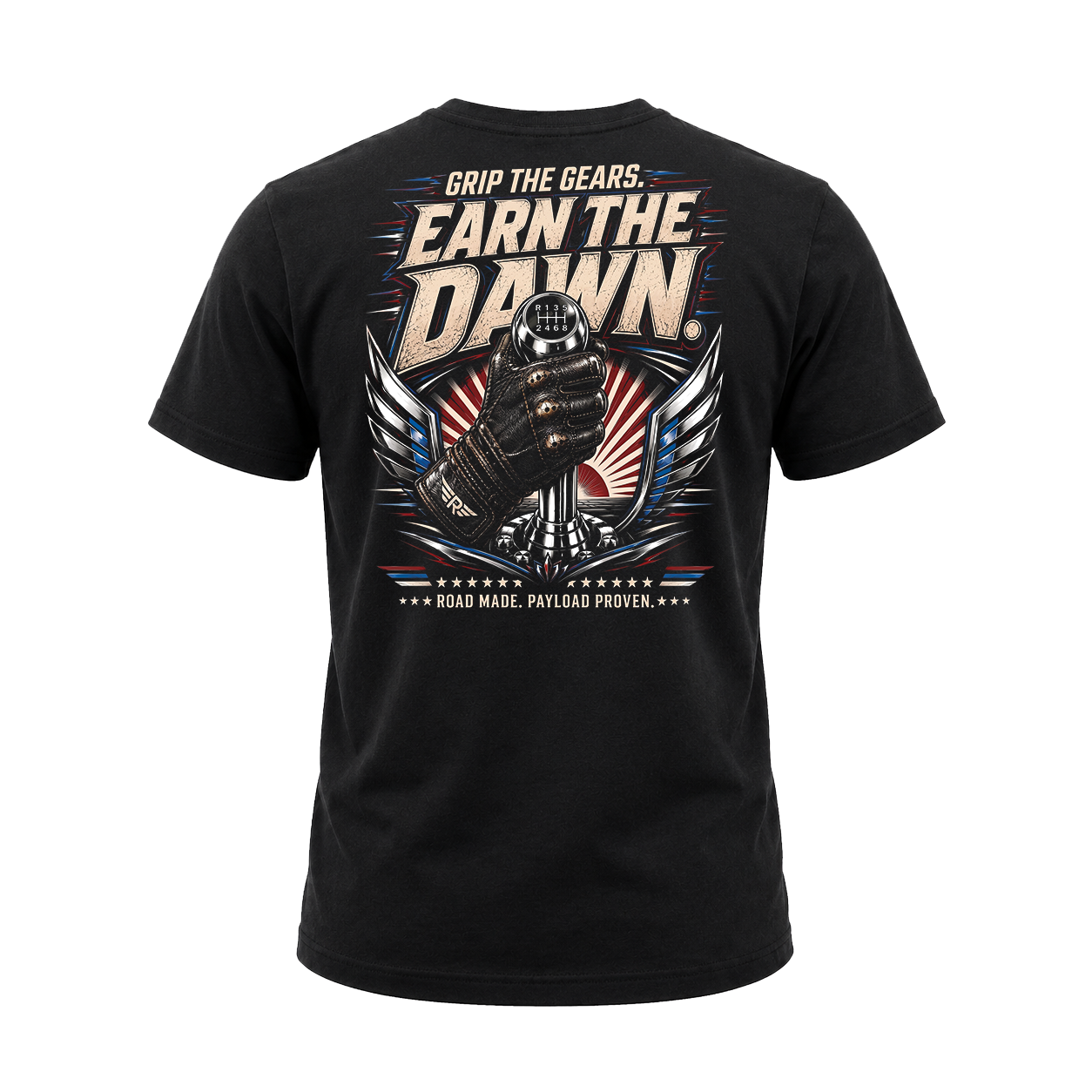 Earn The Dawn – Tee Front Back