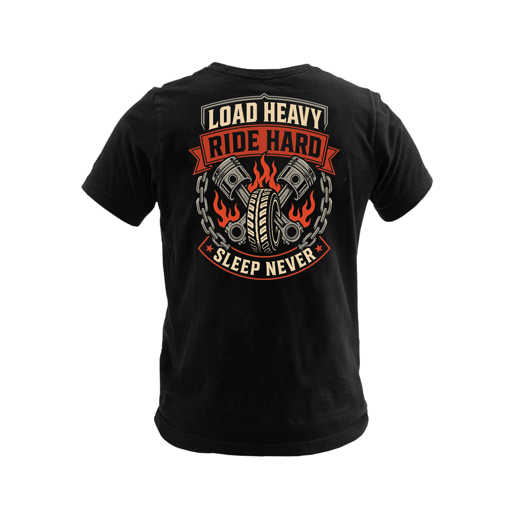 Load Heavy Ride Hard - Premium Tee New