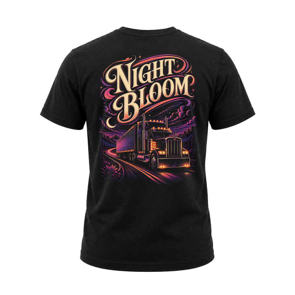 Night Bloom – Tee Front Back
